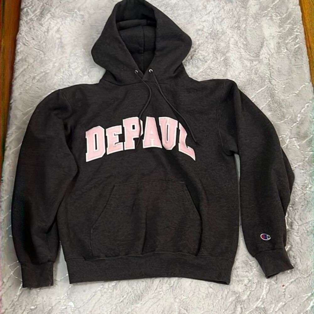 De paul champion grey hoodie